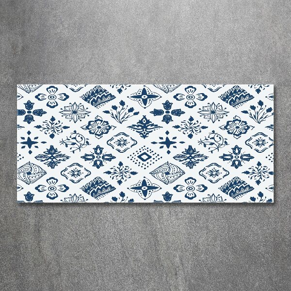 Plexiglas schilderij Bloemenpatroon