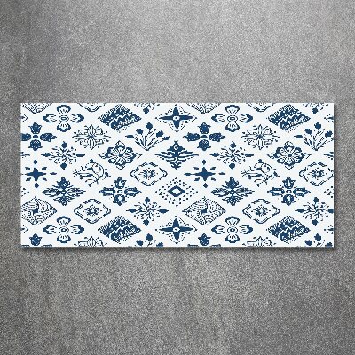 Plexiglas schilderij Bloemenpatroon