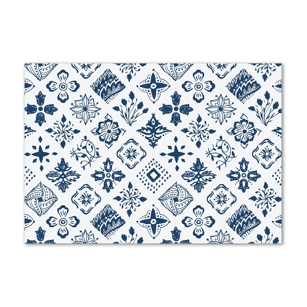 Plexiglas schilderij Bloemenpatroon