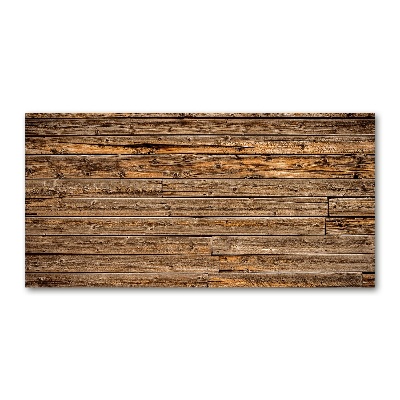 Plexiglas schilderij Houten muur