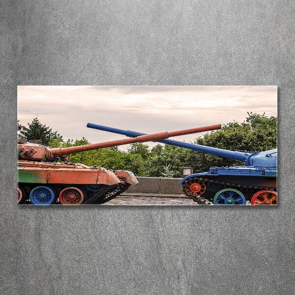 Plexiglas schilderij Twee tanks