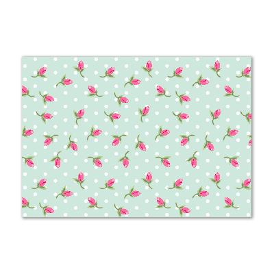 Foto op plexiglas Rozenpatroon