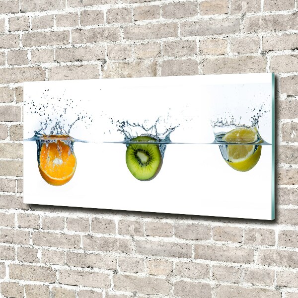 Foto in plexiglas Fruit onder water