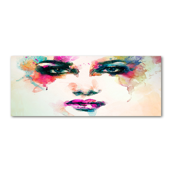 Schilderij op acrylglas Portret van een vrouw