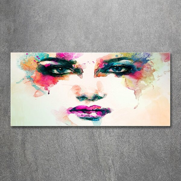 Schilderij op acrylglas Portret van een vrouw