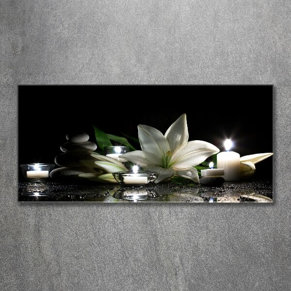 Foto plexiglas Witte lelie