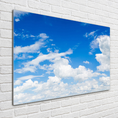Plexiglas schilderij Wolken aan de hemel