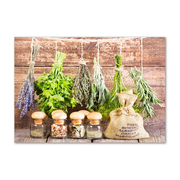 Plexiglas schilderij Kruiden aan een touwtje