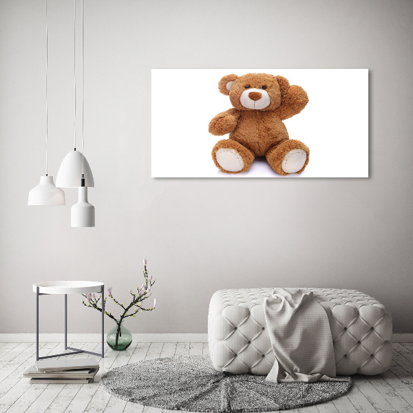 Schilderij op acrylglas Teddybeer