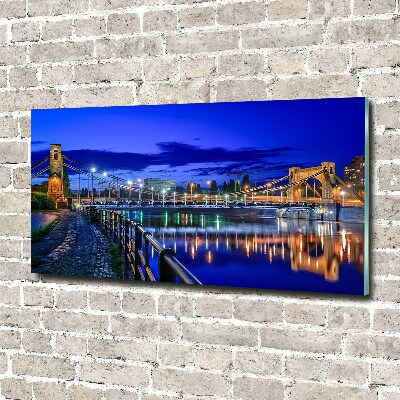 Plexiglas schilderij Wrocław 's nachts