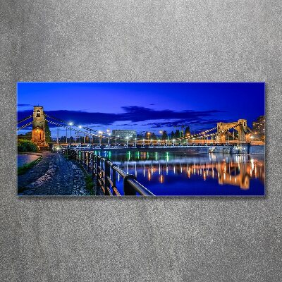 Plexiglas schilderij Wrocław 's nachts