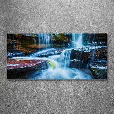 Schilderij op acrylglas Tropische waterval