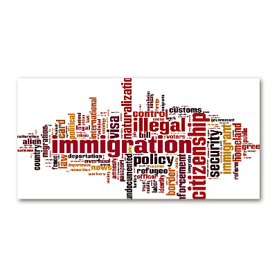 Foto op plexiglas Immigratie