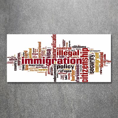 Foto op plexiglas Immigratie