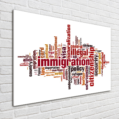 Foto op plexiglas Immigratie