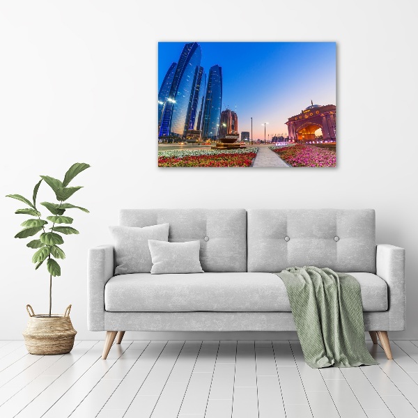 Plexiglas foto Straten van Abu Dhabi