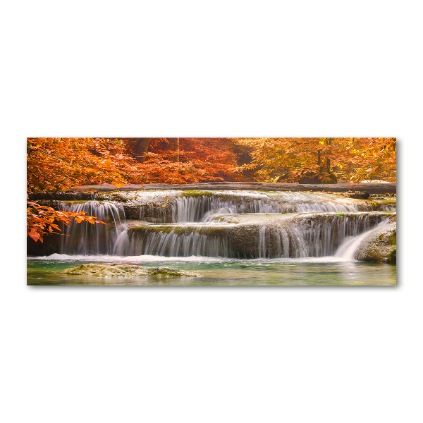 Foto in plexiglas Waterval in de herfst