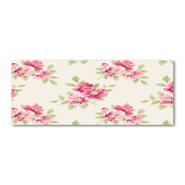 Foto op plexiglas Bloemenpatroon