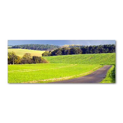 Foto plexiglas Onverharde weg