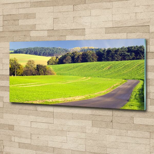 Foto plexiglas Onverharde weg