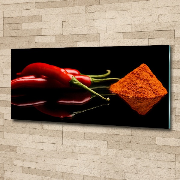 Foto plexiglas Chili en cayennepeper