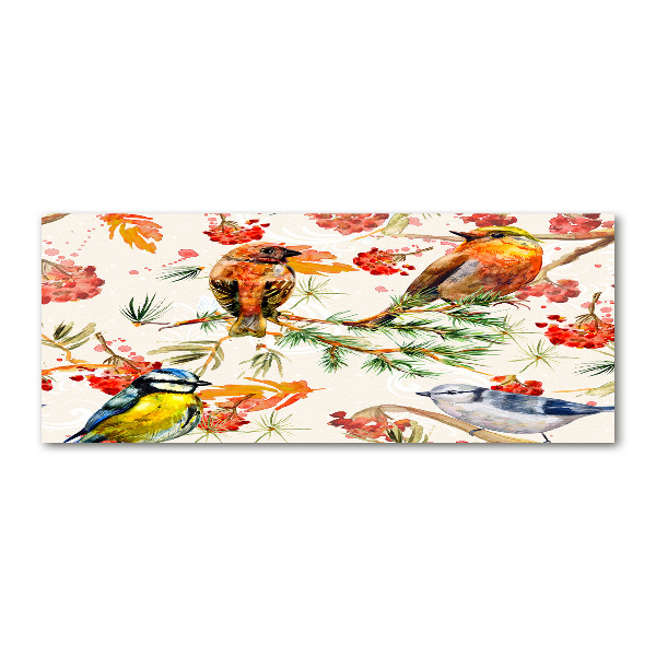 Foto plexiglas Naaldhoutbomen en vogels