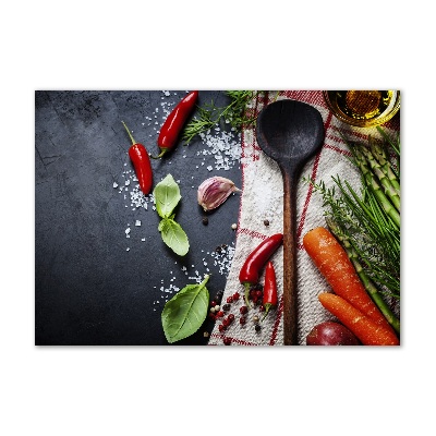 Schilderij op acrylglas Ingrediënten