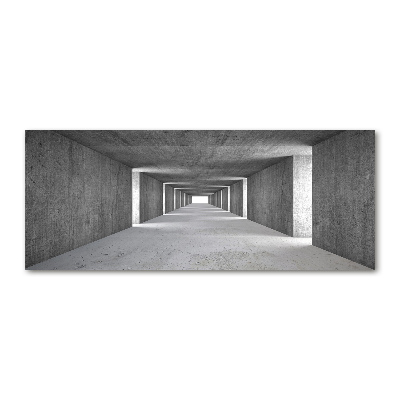Schilderij op acrylglas Betonnen tunnel