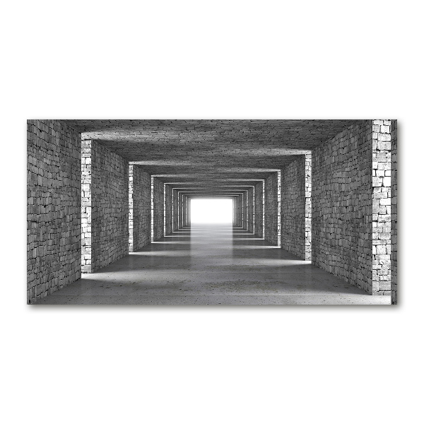 Plexiglas schilderij Bakstenen tunnel
