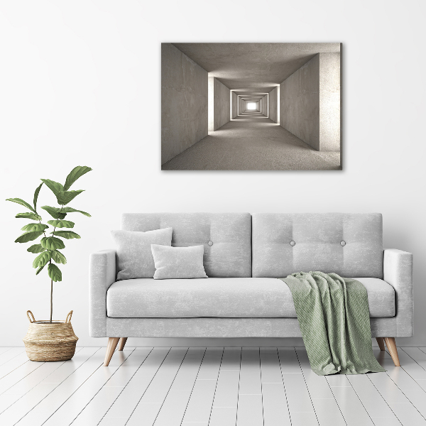 Foto op plexiglas Betonnen tunnel