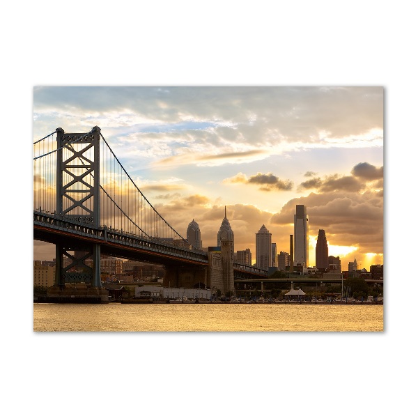 Plexiglas foto Philadelphia-brug