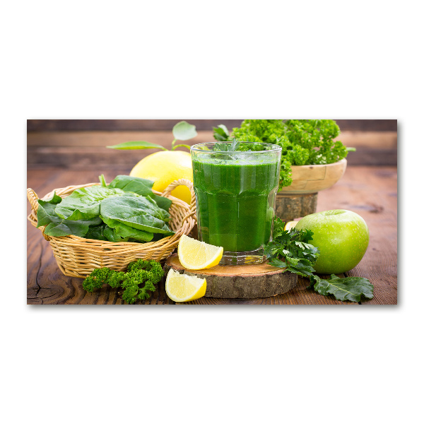 Foto op plexiglas Groene cocktail