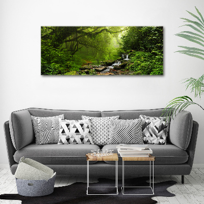 Schilderij op acrylglas Oerwoud in Nepal