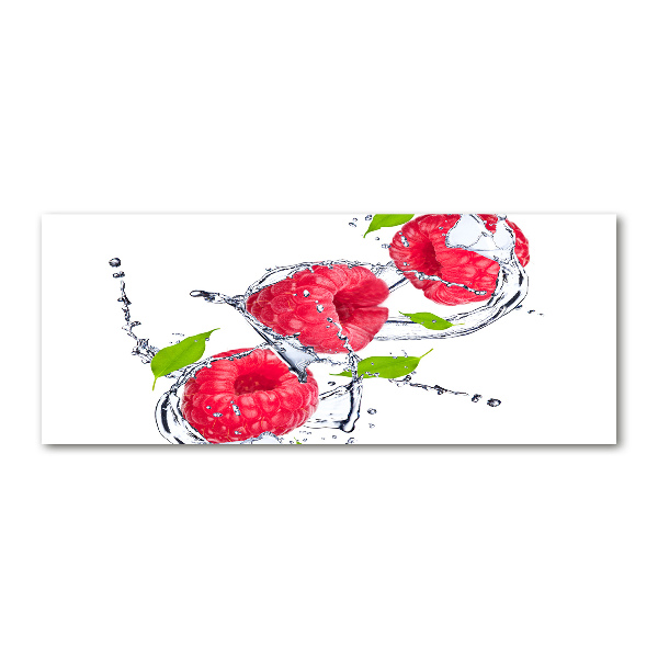 Foto plexiglas Framboos en water