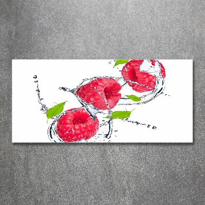 Foto plexiglas Framboos en water