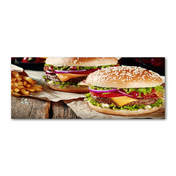 Foto in plexiglas Hamburgers