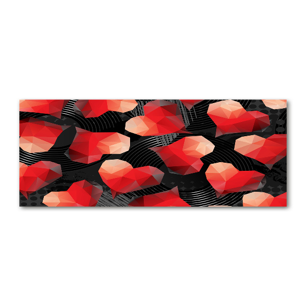 Foto op plexiglas Geometrische harten