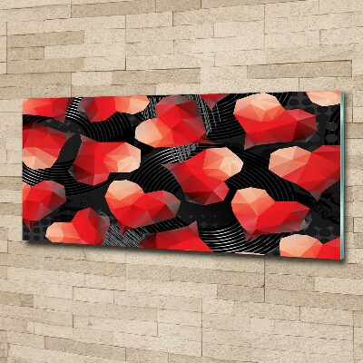 Foto op plexiglas Geometrische harten