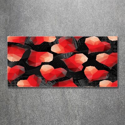 Foto op plexiglas Geometrische harten