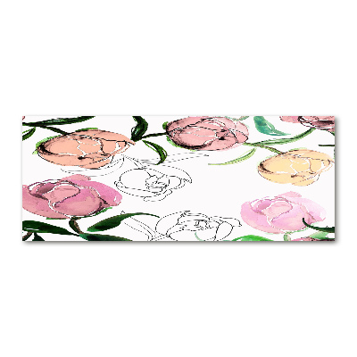 Plexiglas foto Pioenrozenknoppen