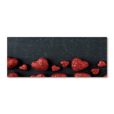 Foto in plexiglas Harten op het bord