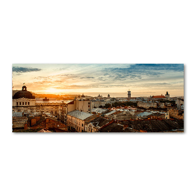 Schilderij op acrylglas Zonsopgang Lviv