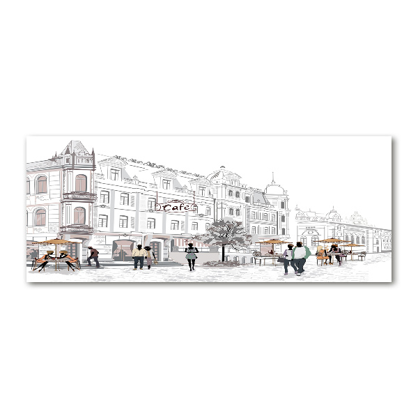 Plexiglas schilderij Oude Stad