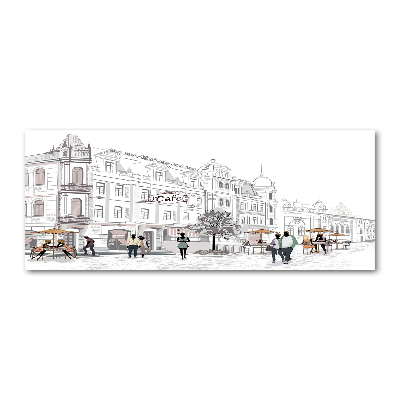 Plexiglas schilderij Oude Stad