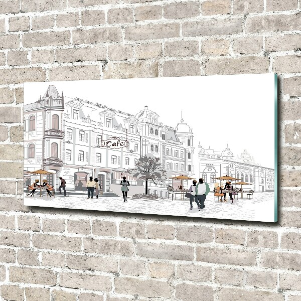 Plexiglas schilderij Oude Stad