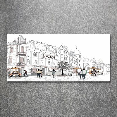 Plexiglas schilderij Oude Stad