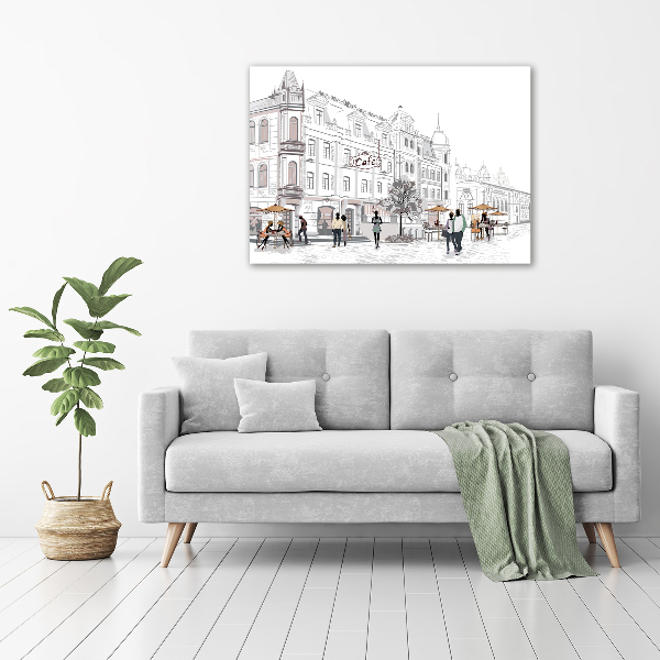 Plexiglas schilderij Oude Stad