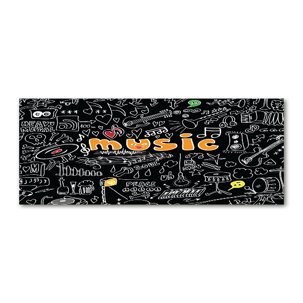 Foto in plexiglas Muzikale symbolen