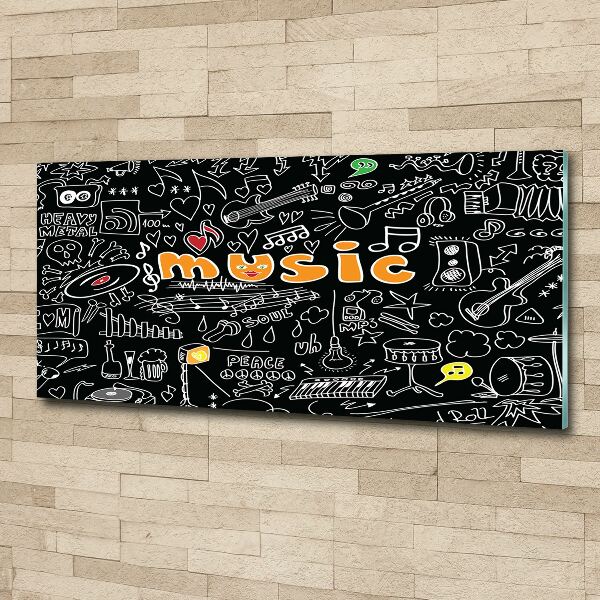 Foto in plexiglas Muzikale symbolen