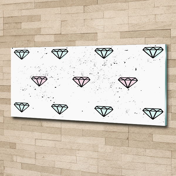 Plexiglas schilderij Diamanten